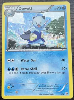 Dewott 005/012 Pokemon TCG McDonald's Promo 2012 Holo MINT NM - Image 1