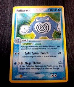 Pokemon Poliwrath 11/112 EX FireRed & LeafGreen Holo LP Fast Ship - Image 1