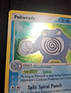 Pokemon Poliwrath 11/112 EX FireRed & LeafGreen Holo LP Fast Ship - Image 3