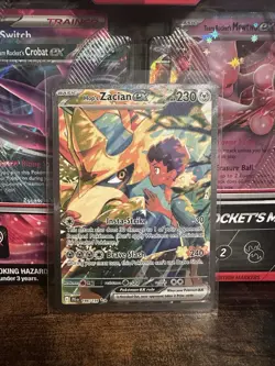 Hop’s Zacian ex - Full Art Secret Rare 186/159 - Pokemon TCG - Mint - Image 1