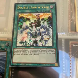 Double Hero Attack - DUPO-EN005 - Ultra Rare - 1st Edition - YuGiOh - Image 1