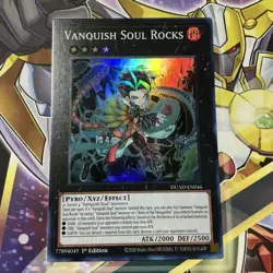 Yugioh! Vanquish Soul Rocks - DUAD-EN046 - Super Rare - 1st Edition NP - Image 1