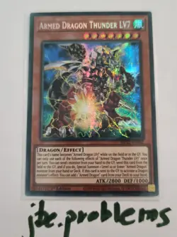 Yu-Gi-Oh! Armed Dragon Thunder LV7 - MP22-EN002 - Secret Rare - 1st - NM - Image 1