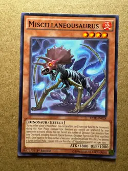 Miscellaneousaurus RATE-EN028 1st Edition Yugioh - Image 1