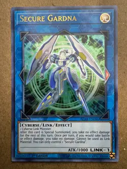 Secure Gardna BLAR-EN086 1st Edition Yugioh - Image 1