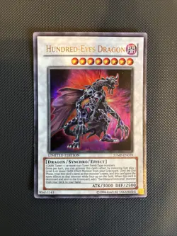 Yugioh Hundred-Eyes Dragon JUMP-EN039 Ultra Rare Limited Edition LP - Image 1