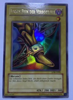 Yu-Gi-Oh Ultra Rare Holo LOB-G098 UL Tip Top Erhalten - Image 2