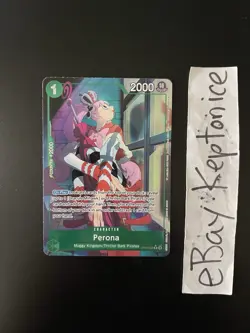 One Piece TCG Perona OP-09 Emperors In The New World Op09-034 Parallel Rare R - Image 1
