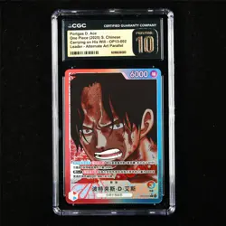 CGC 10 PRISTINE 2025 One Piece CHN Portgas D.Ace OP13-002 L - Image 1
