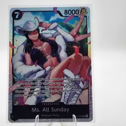 Ms. All Sunday One Piece OP14 The Azure Sea's Seven Super Rare #084 - Image 1
