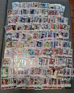 One Piece TCG 300+ Rares, Commons, Events, TCG Bulk JAP mixed Sets ALL Foil - Image 1