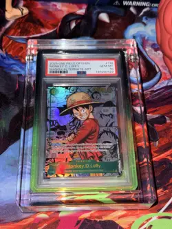 One Piece Monkey D Luffy Manga Op13-118 English PSA 10 - Image 2