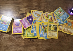 Pokemon Vintage Bulk Bundle 100 Cards Base Set 1999 WOTC - UNSORTED - Image 1