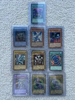 Yu-Gi-Oh! TCG Collection Lot of 10 Holo Cards - Blue Eyes, Dark Magician, + More - Image 1