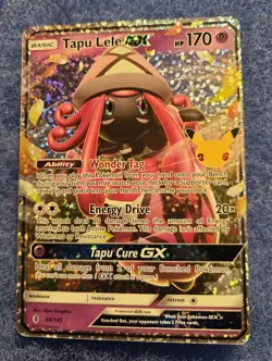 Pokemon Tapu Lele GX 60/145 Ultra Rare Guardians Rising NM/MT ENN Cards - Image 1