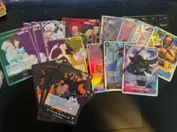 Lot of Japanese One Piece Cards - 18 Near Mint - Image 1