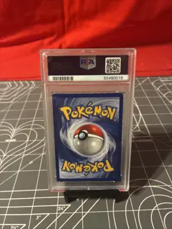 Vintage 1999 Pokemon Shadowless Blastoise Holo 2/102 Card PSA 8 - Image 2