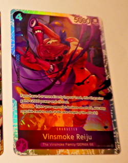 One Piece Card Game Carte Holo Vinsmoke Reiju OP12-063 SR English Mint - Image 1