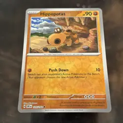 Hippopotas 105/182 Pokemon Card Pokemon TCG Holo - Image 1