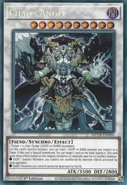 MP24-EN086 Chaos Angel - Prismatic Secret Rare 1st Edition Yugioh Mint Card - Image 1
