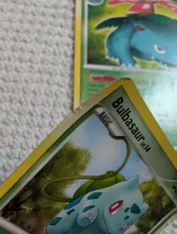 Pokemon Card Lot X3 Ivysaur, Bulbasaur, Venusaur + OG VTG Card Topps Bonus - Image 3