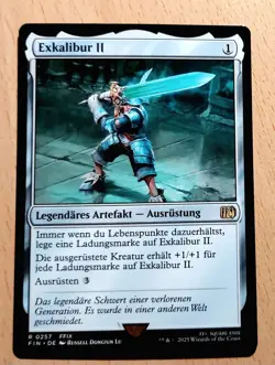 Mtg Magic: Exkalibur II,Excalibur II 2, DEUTSCH Final Fantasy Schwert - Image 1