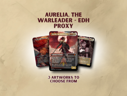 Aurelia, the Warleader - Custom Magic: The Gathering Card - Image 1
