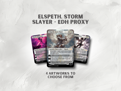 Elspeth, Storm Slayer - Custom Magic: The Gathering Card - Image 1