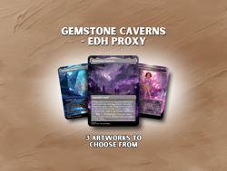Gemstone Caverns - Custom Magic: The Gathering Card - Image 1