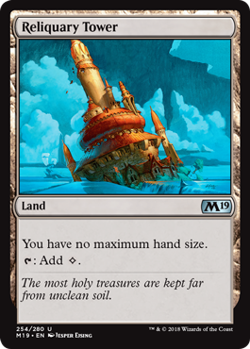 Magic MTG - Reliquary Tower - Edition de base 2019 - MINT/NMINT - EN - Image 1