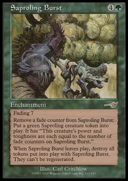 MTG SAPROLING BURST ENGLISH PLAYED - ESPLOSIONE DI SAPROLINGI - NEM - MAGIC - Image 1