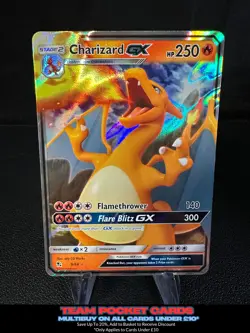 Charizard Gx 9/68, Hidden Fates, Pokemon, NM - Image 1