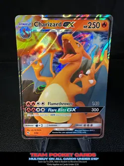 Charizard Gx 9/68, Hidden Fates, Pokemon, NM - Image 1