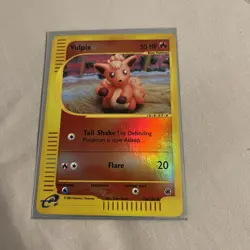 Pokemon Vulpix Reverse Holo E Reader 136/165 Vintage Holo Expedition NM holo - Image 1