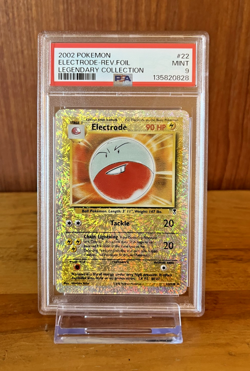 2002 POKEMON LEGENDARY COLLECTION #22 ELECTRODE-REVERSE FOIL PSA 9 - Image 1