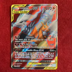 Pokemon TCG: Reshiram & Charizard GX Full Art Ultra Rare 194/214 Unbroken Bonds - Image 1