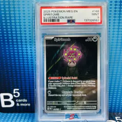 Spiritomb 2025 Pokemon Mega Evolution 148/132 PSA 9 - Image 1