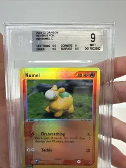 2003 Numel 69/97 Reverse Foil Holo Ex Dragon Pokemon BGS 9 Mint - Image 3