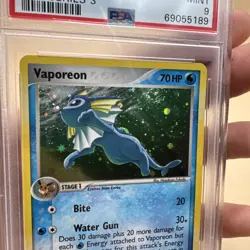2006 Pokemon Pop Series 3 Vaporeon 2006 6/17 Holo PSA 9 Mint - Image 4