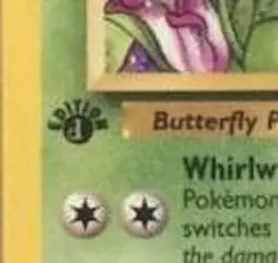 Pokemon TCG - Butterfree 33/64 - 1st Edition D Error Misprint Jungle [Near Mint] - Image 2