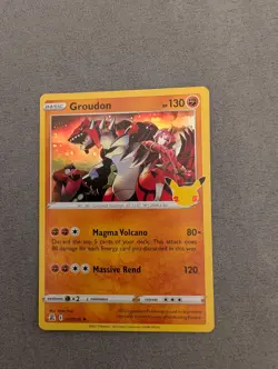 Groudon 017/025 Holo Rare Celebrations 25th Anniversary Pokemon TCG NM-Mint - Image 1