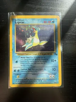 Lapras Holofoil #10 - Pokemon Fossil - Image 1