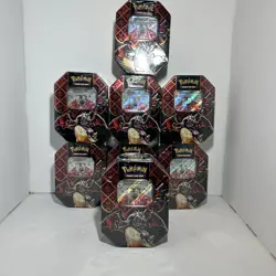 Pokemon Paldean Fates Charizard Tin (4 booster Pack Factory Sealed ) - Image 1