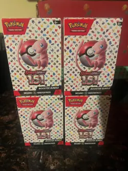 Pokemon TCG Scarlet & Violet 151 Booster Bundle Sealed/Brand New four (4) boxes - Image 1