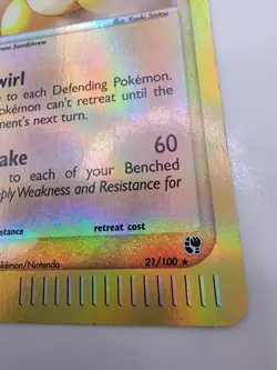 Pokemon TCG Reverse Holo Rare Sandslash 21/100 Sandstorm - Image 5