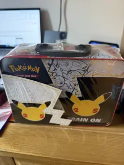 Pokemon 25th Anniversary TCG Celebrations Treasure Lunch Box Tin New Sealed 820650809415 - Image 2