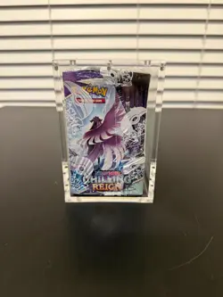 Pokemon Chilling Reign Factory Sealed Booster Box With Acrylic Case - Image 2