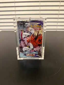 Pokemon Chilling Reign Factory Sealed Booster Box With Acrylic Case - Image 3
