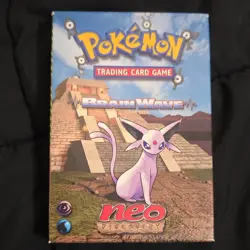 Opened Empty Box Pokemon Neo Discovery Brain Wave Theme Deck Espeon - Image 1