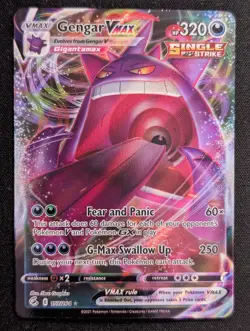 Gengar VMAX 157/264 SWSH08: Fusion Strike Pokemon TCG NM - Image 1